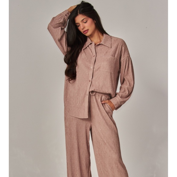Mocha Moouse Sparkly Pantsuit - Picture 1 of 2
